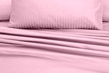 Pink Stripe-Bed Set 6 Pcs (Luxury)