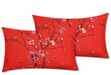 Floral Coral-Pack of 2 Pillow Cases