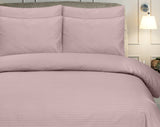 Tea Pink Stripe-Bed Set 6 Pcs (Luxury)