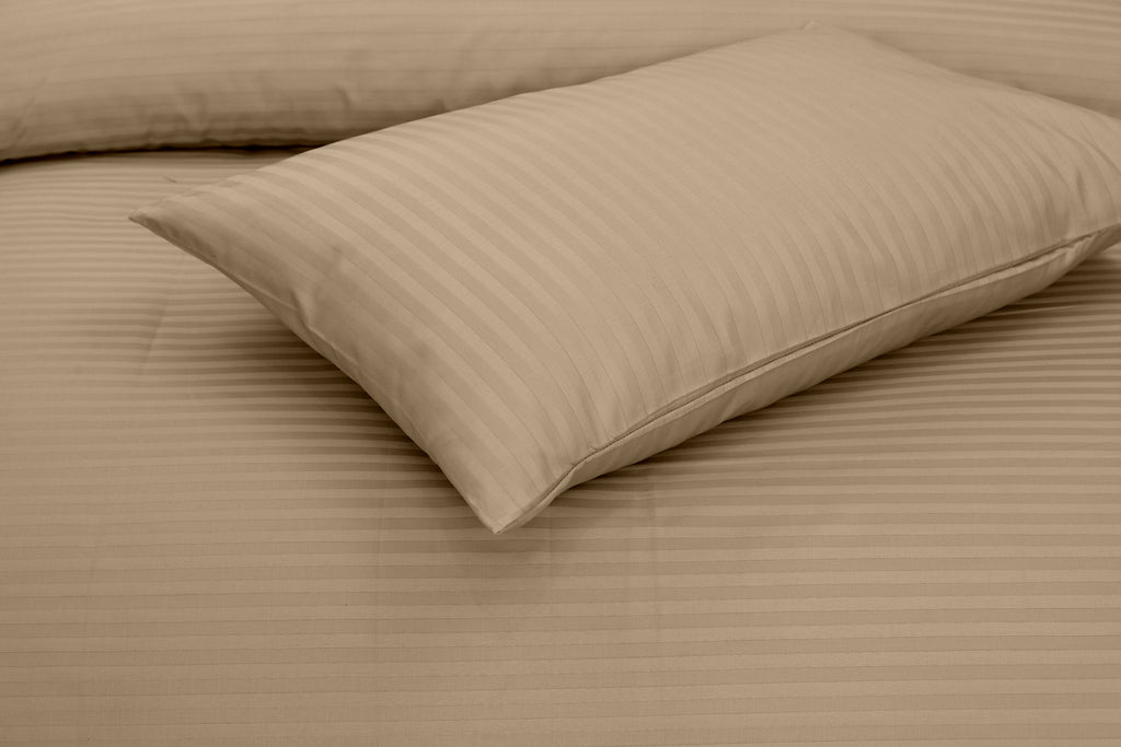 Sunset Gold Stripe-Bed Set 6 Pcs (Luxury)