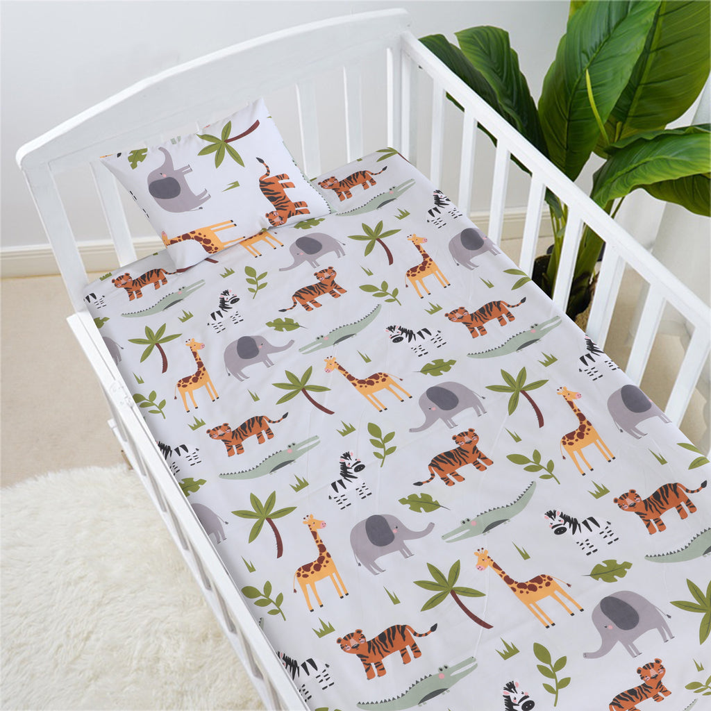 The Jungle-Cot/Crib Bed Sheet Set