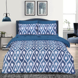 Geomatric Blue-Bed Set