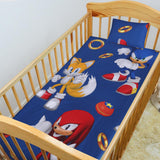 Sonic II-Cot/Crib Bed Sheet Set