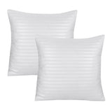 White Stripe-Cushion Covers Pack of Two