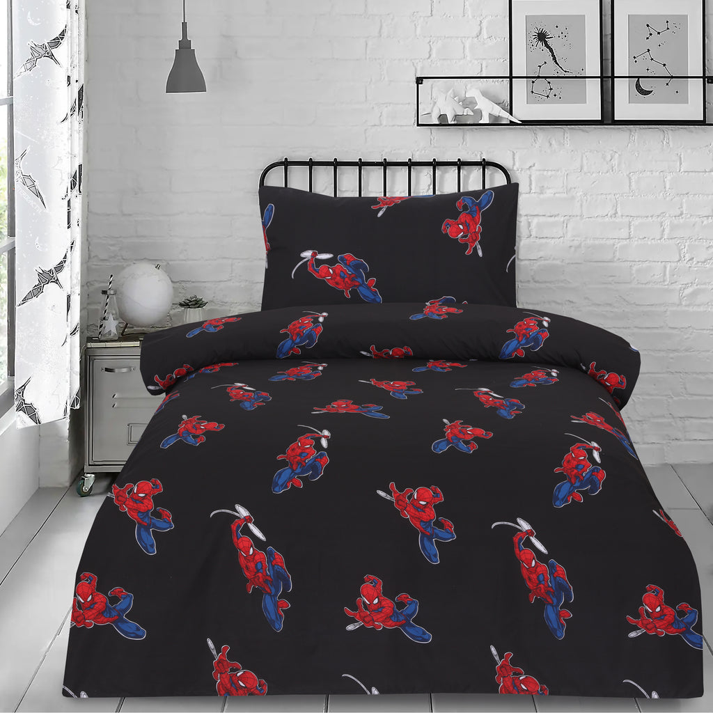 Black Spiderman-Bed Sheet Set