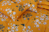 Ochre Floral-Winter Comforter Set