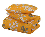 Ochre Floral-Winter Comforter Set