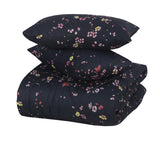 Floral Navy-Winter Comforter Set