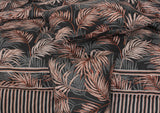 Black Leaves - Summer Comforter Set