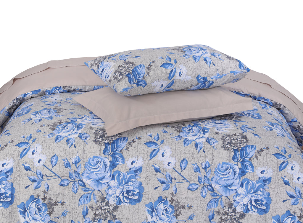 Blue Roses-Bed Set