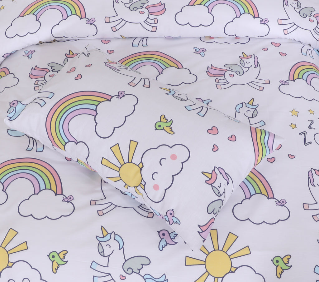 Rainbow Unicorn-Bed Sheet Set