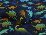 Multi Dino-Cot/Crib Bed Sheet Set