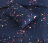 Floral Navy-Bed Sheet Set