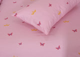 Pink Butterfly-Bed Sheet Set