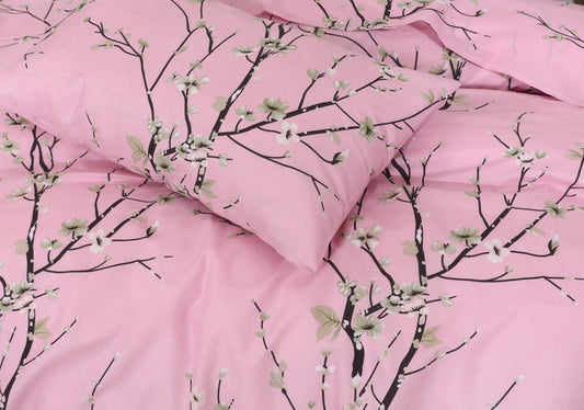 Floral Pink-Bed Set
