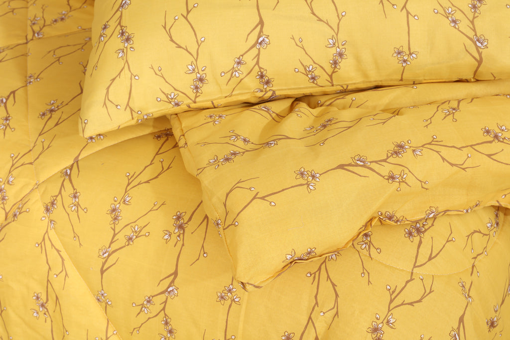 Turmeric Floral-Comforter Set