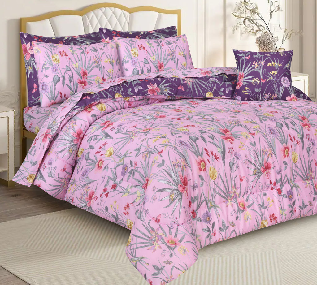 Fleur & Jardin Reversible-Comforter Set