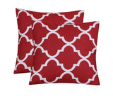 Lintre Maroon-Cushion Covers Pack of Two