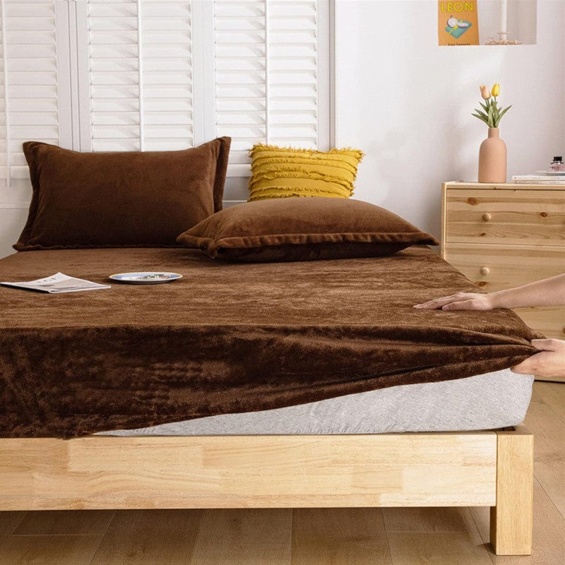 velvet fitted sheet