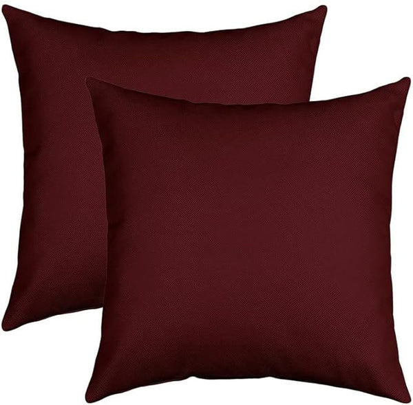 Imperial Burgundy-Cushion Covers Pack of Two