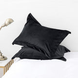 Black Velvet-Bed Set 8 Pcs (Luxury)