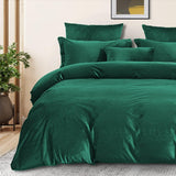 Emerald Velvet-Bed Set 8 Pcs (Luxury)