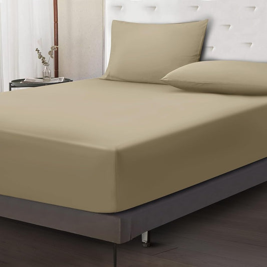 Ferrera Beige-Fitted Sheet Set
