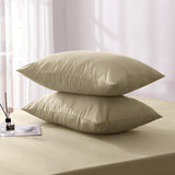 Ferrera Beige Pillow Case-Pack of 2