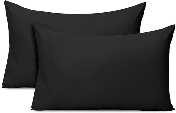 Ferrera Black Pillow Case-Pack of 2