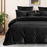 black sheets for bed