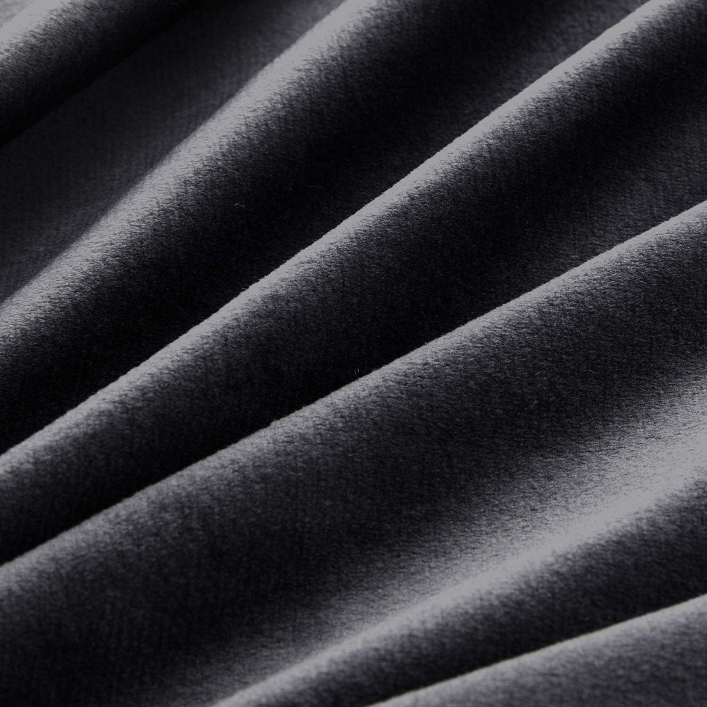 Grey Velvet-Bed Set 8 Pcs (Luxury)