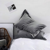 Light Grey Velvet-Pillow Cases