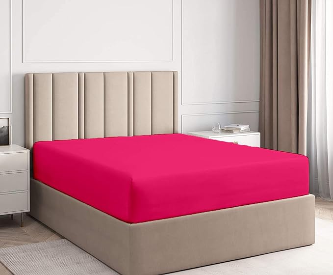 Imperial Hot Pink-Luxury Fitted Sheet