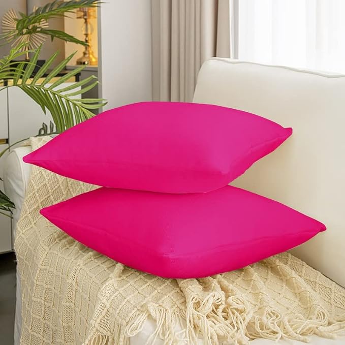 Imperial Hot Pink-Cushion Covers Pack of Two