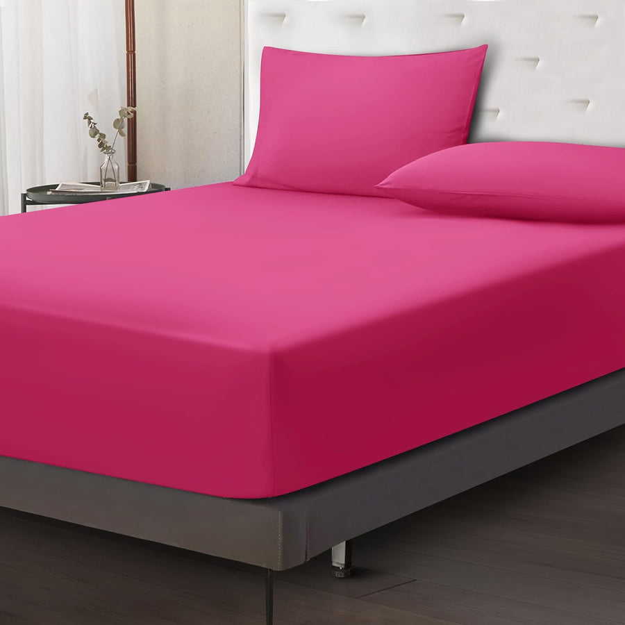 Ferrera Hot Pink-Fitted Sheet Set