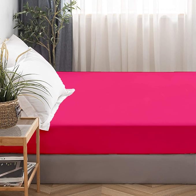 Imperial Hot Pink-Luxury Fitted Sheet