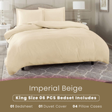 Imperial Beige-Bed Set (Luxury)