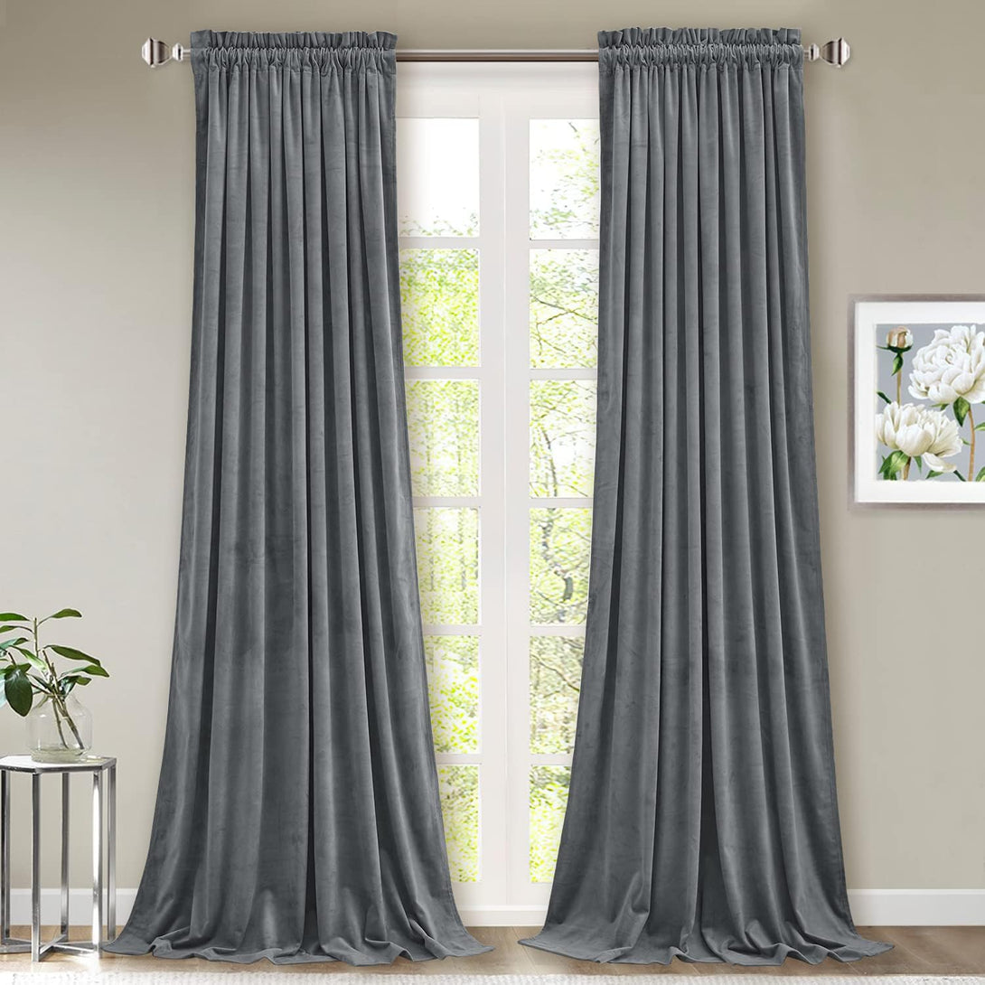 velvet curtains