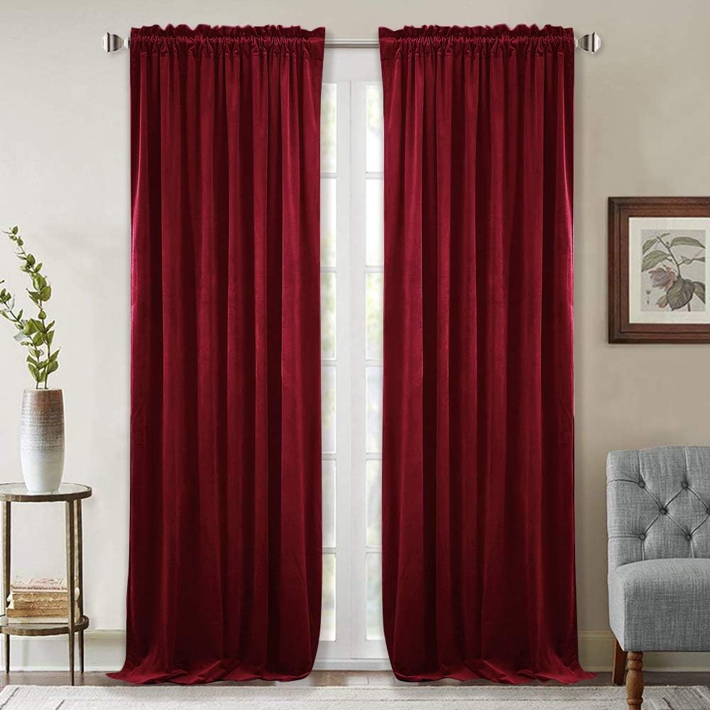 velvet curtains