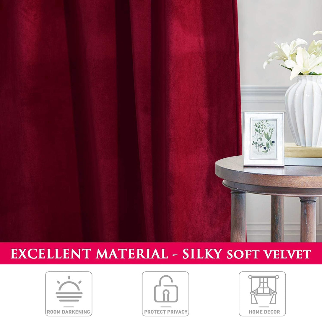 velvet curtains