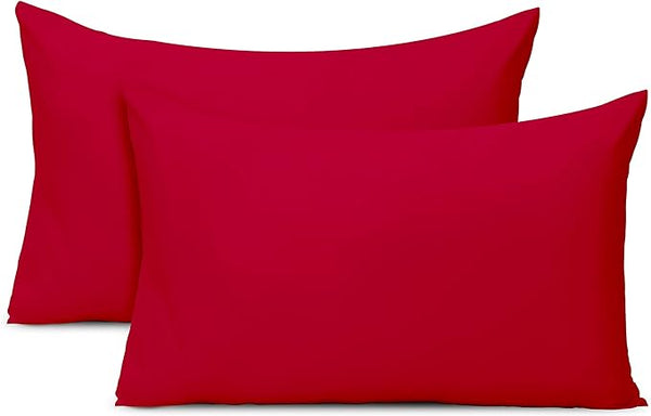 Ferrera Maroon Pillow Case-Pack of 2