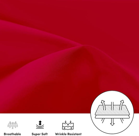 Ferrera Maroon Pillow Case-Pack of 2