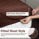 Water Proof- Fleece Mattress Protector (Dark Brown)