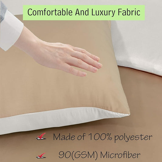 Ferrera Mink & Cream Reversible-Bed Set