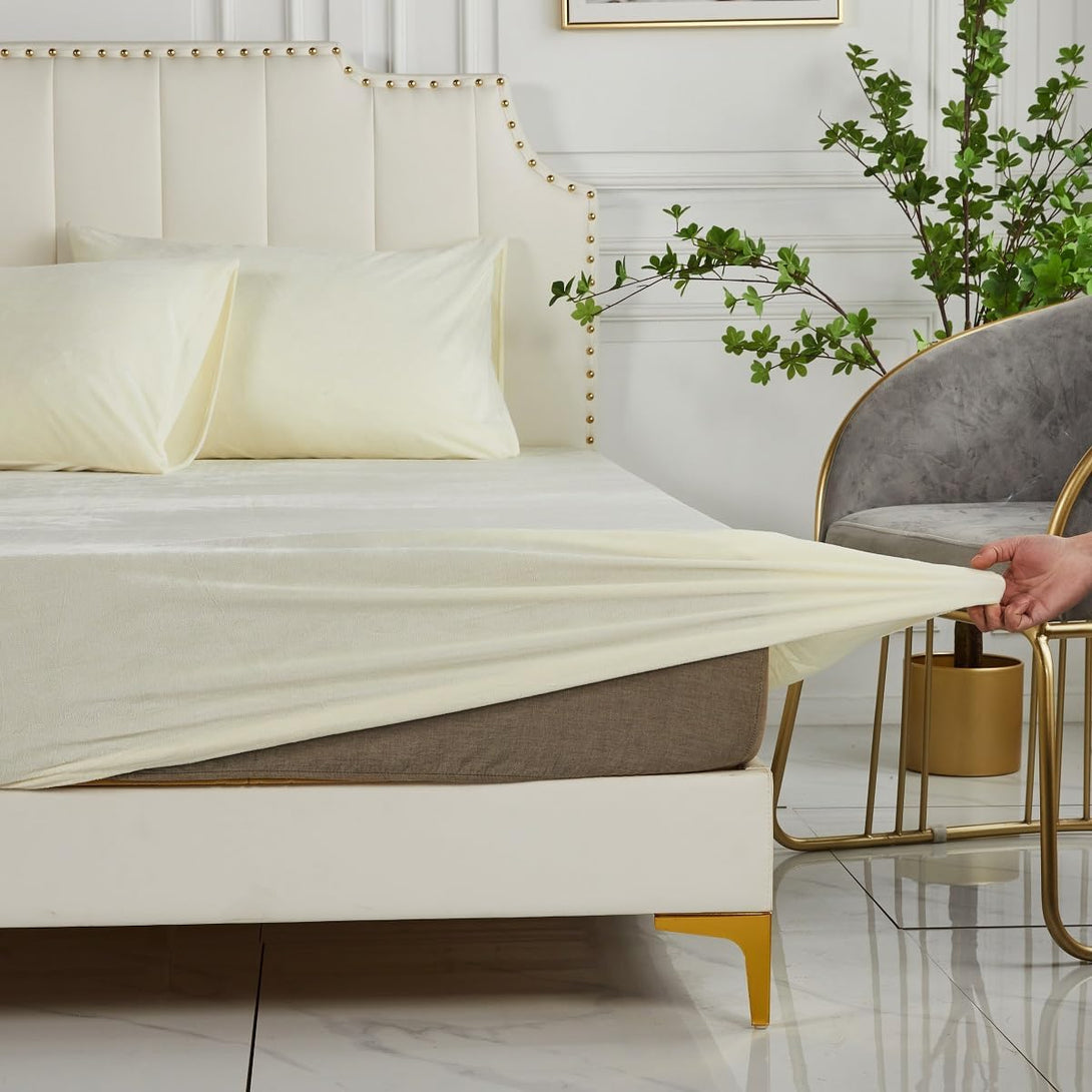 velvet fitted sheet