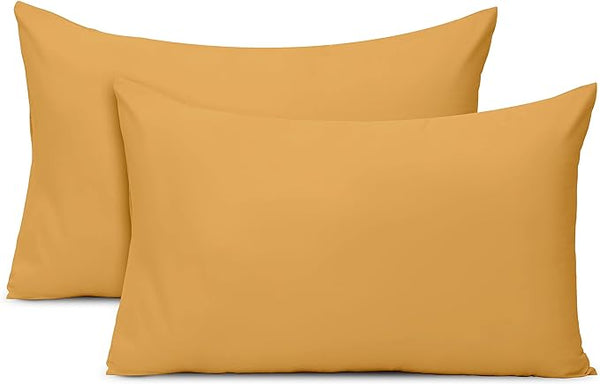 Ferrera Ochre Pillow Case-Pack of 2