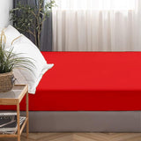 Imperial Red-Luxury Fitted Sheet