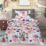 Rainy Castle-Bed Sheet Set