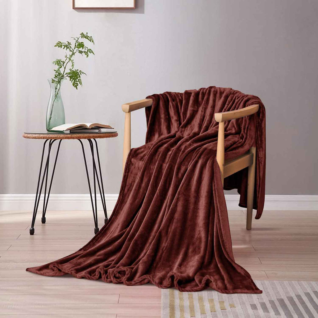 Rust Cuddly-Premium Fleece Blanket