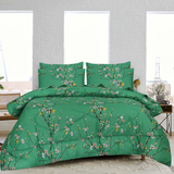 Floral Teal - Summer Comforter Set